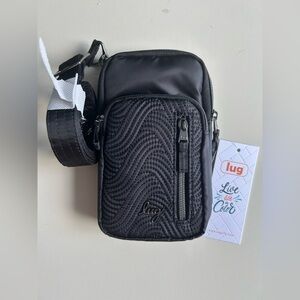 LUG PITTER PATTER CROSSBODY BLACK NWT